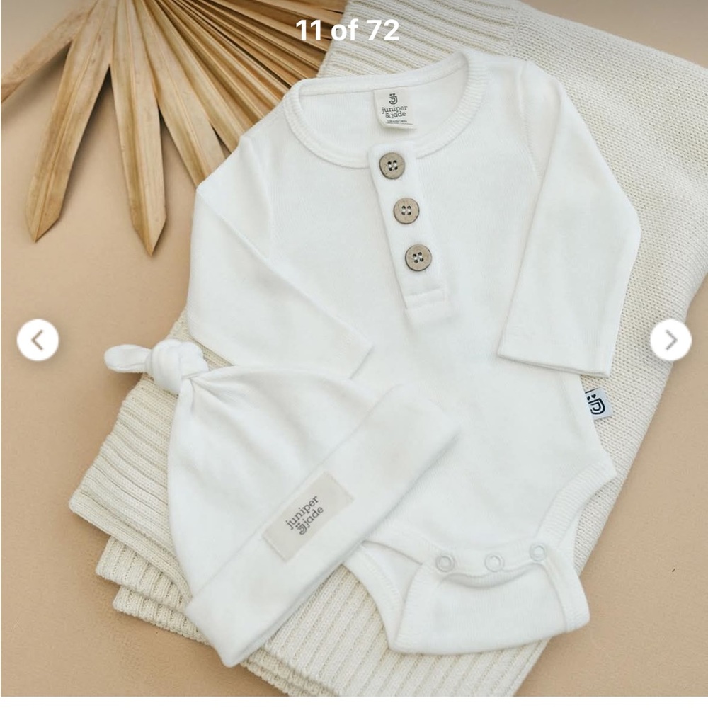 Baby White Long Sleeve Bodysuit